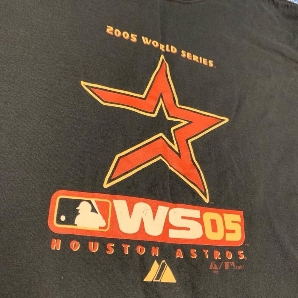 Houston Astros 2005 black World Series T-shirt Size L